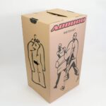Garderoobikast (papp, metallstange 60x51x106 cm)